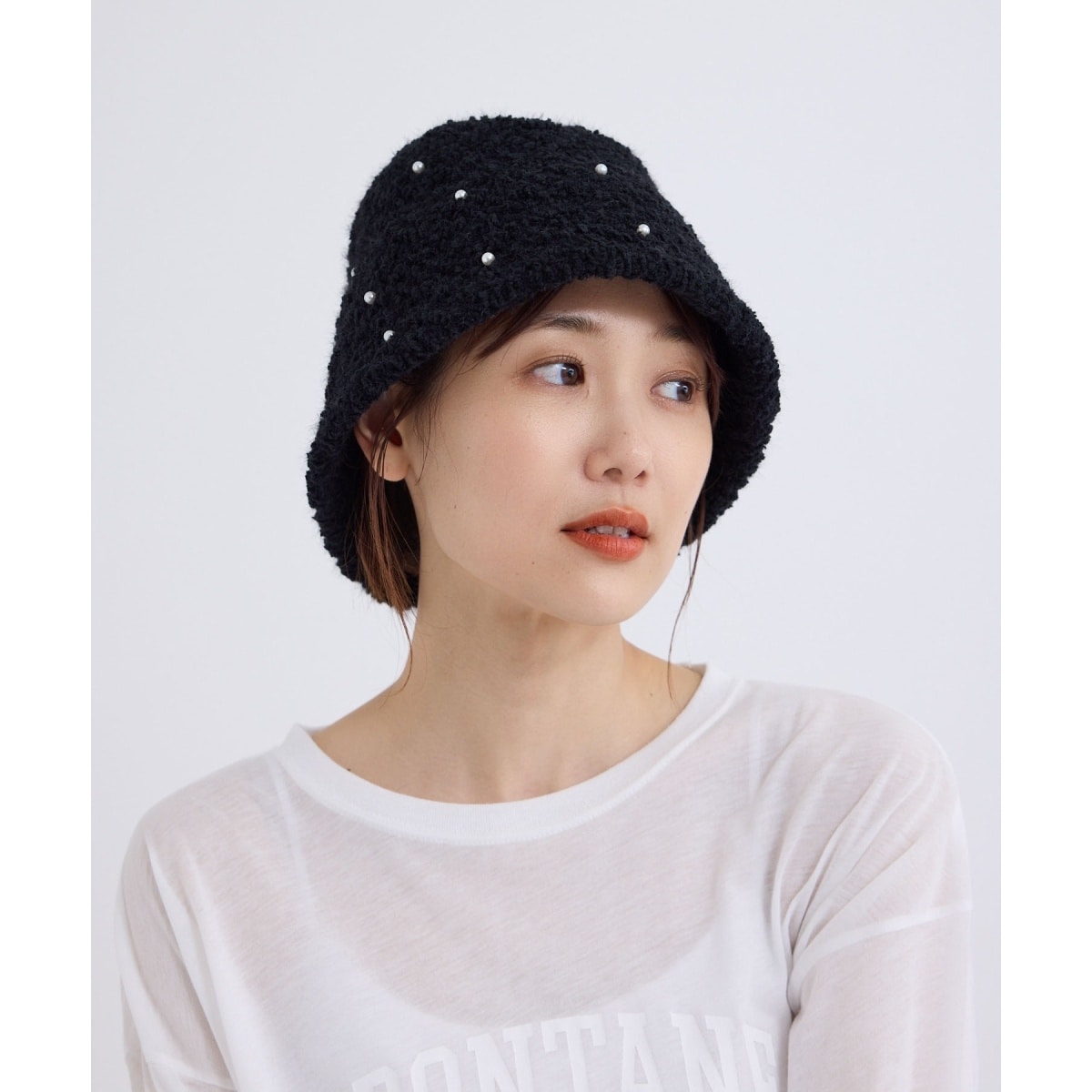 パール付きベルハット