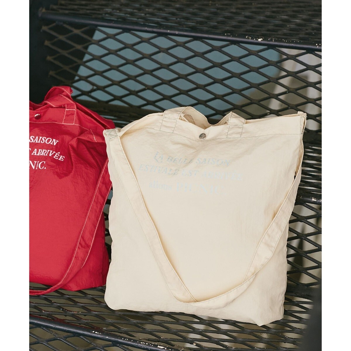 【A4対応・撥水】 2WAYマルシェトートバッグ