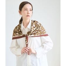 ロペピクニックパサージュ(ROPE' PICNIC PASSAGE)の90×90 アソートビンテージライクパターンスカーフ
