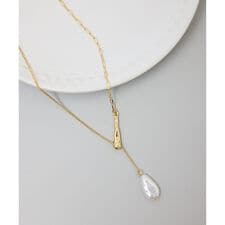 ロペピクニックパサージュ(ROPE' PICNIC PASSAGE)のバロックパールトップＹ字ネックレス