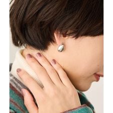 ボリュームメタルピアス