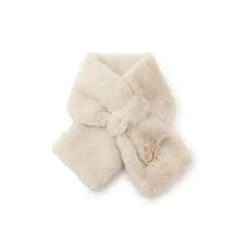 ロペピクニックパサージュ(ROPE' PICNIC PASSAGE)のブローチ付きフェイクファーティペット