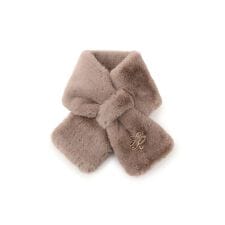 ロペピクニックパサージュ(ROPE' PICNIC PASSAGE)のブローチ付きフェイクファーティペット