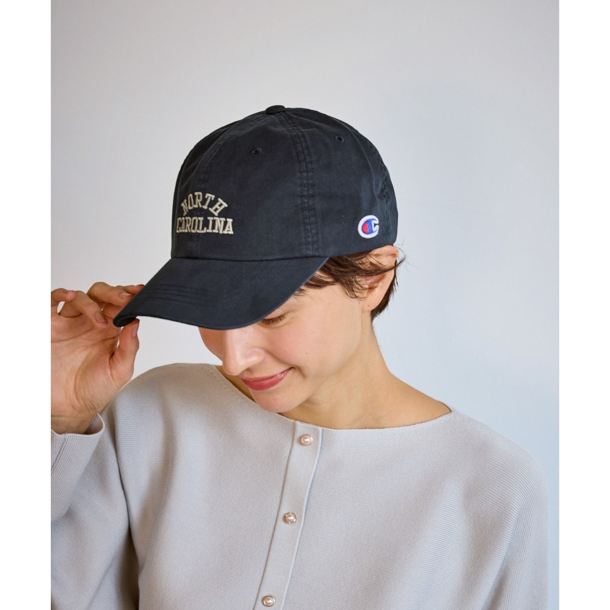Champion/チャンピオン別注】college logo cap/リンクコーデ | ロペ