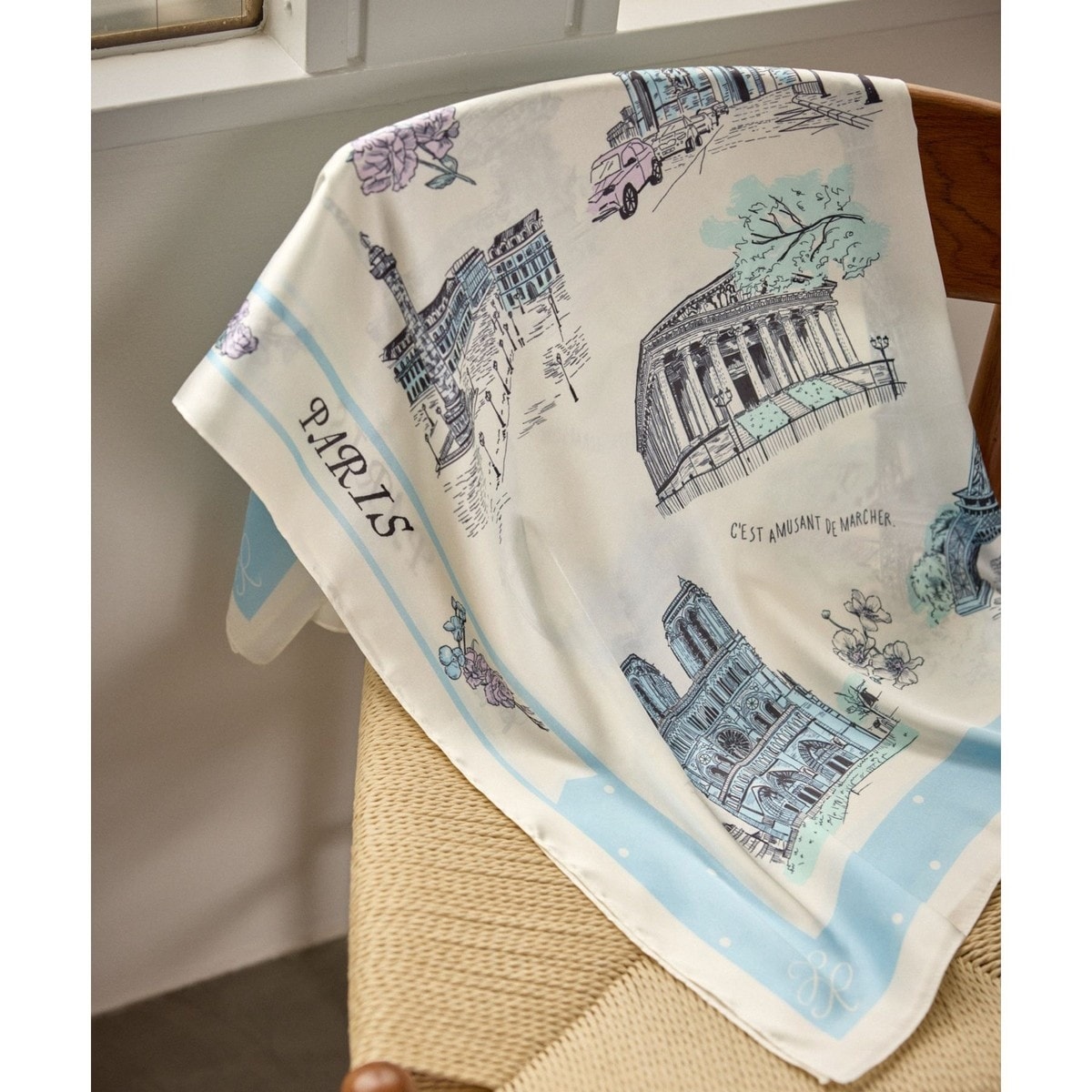 [�}���C]�V�e�B�[�p�^�[���X�J�[�t 90cm/���y�s�N�j�b�N�p�T�[�W���iROPE' PICNIC PASSAGE�j �T�b�N�X(48)