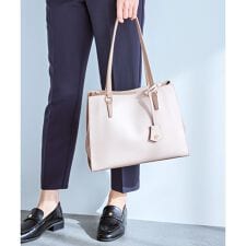 チャーム付2WAYトートバッグ/A4対応