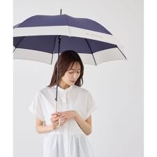 【Wpc.】切り継ぎプレーン長傘/晴雨兼用・UVカット