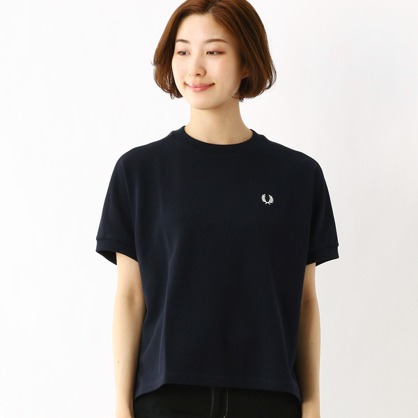 S21】BOXY PIQUE T-SHIRT | フレッドペリー(FRED PERRY) | G1137 