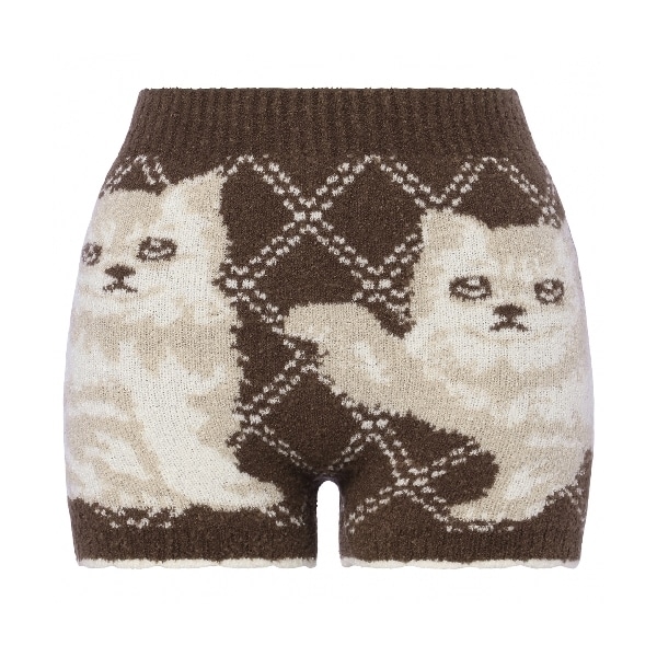 スロギー “ほっ”とあったか(ニット柄) ニットパンツ 089