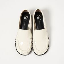 オデットエオディール(ODETTE Ｅ ODILE)の＜SY＞ オブリークローファー フラット30↑