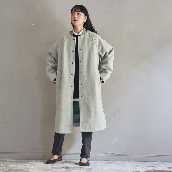 CLASS 16AW ヘリンボーンコート - ruizvillandiego.com