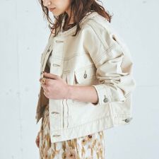 デニムジャケット Gジャン ベージュ系の通販 ファッション通販 マルイウェブチャネル