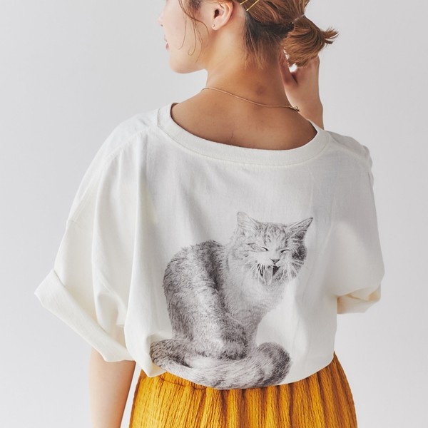 CATプリントTシャツ | コーエン(coen) | 76256200313 | ファッション ...