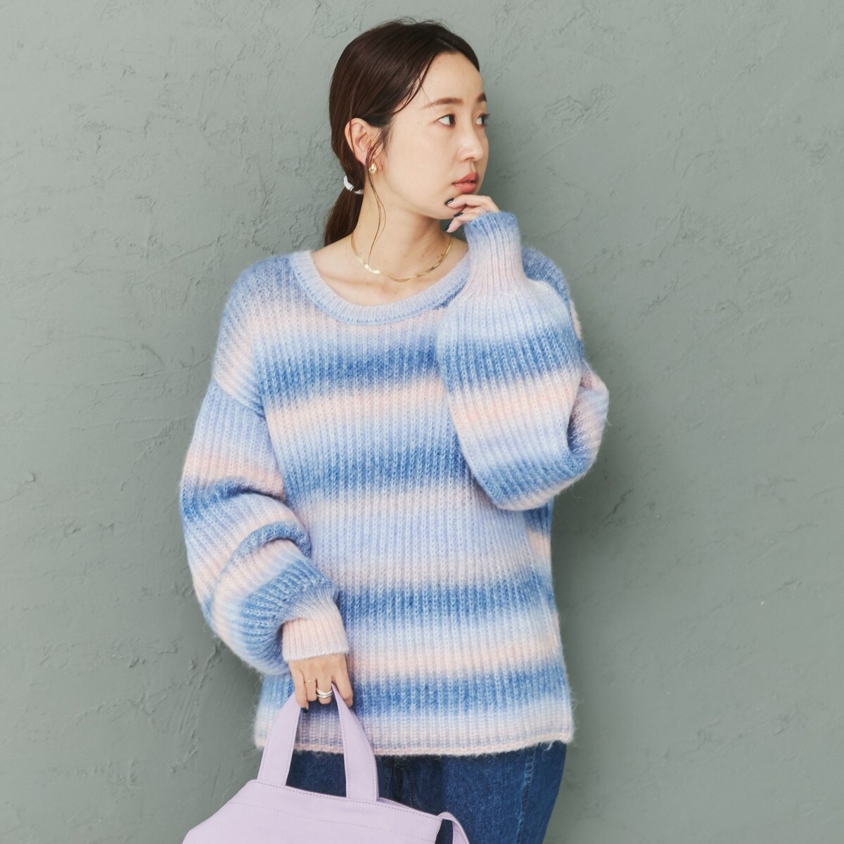 Self-portrait ライラック ふわふわニット 3点セット - andmimarlik.com.tr