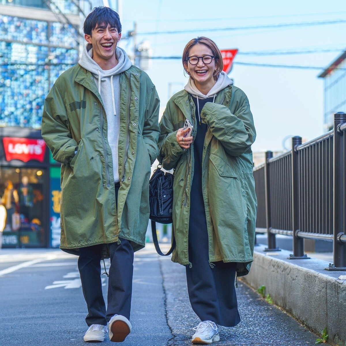 ビッグシルエット3WAYモッズコート(M-65) [コート＋キルティング 