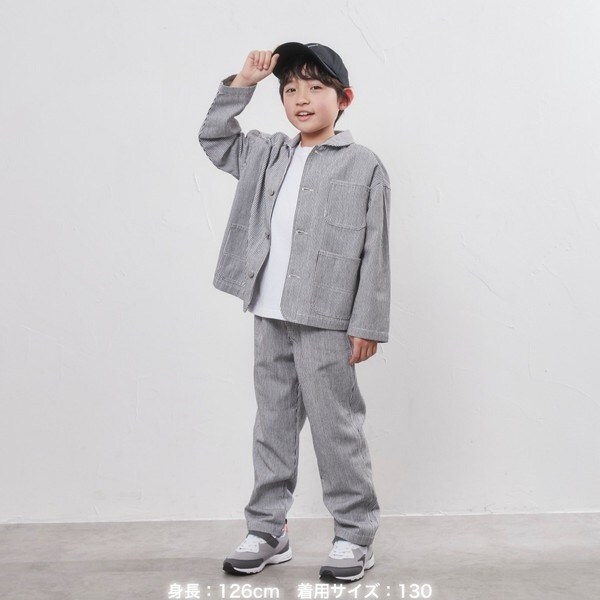 洗える］カバーオール（ヒッコリー） | コーエン(coen) | マルイウェブ