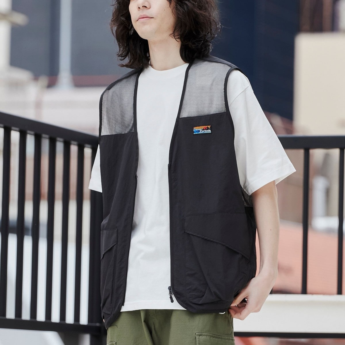 ザノースフェイス　メッシュベスト　コロンビア　スタンダードカリフォルニア ザノースフェイス メッシュベスト コロンビア スタンダード