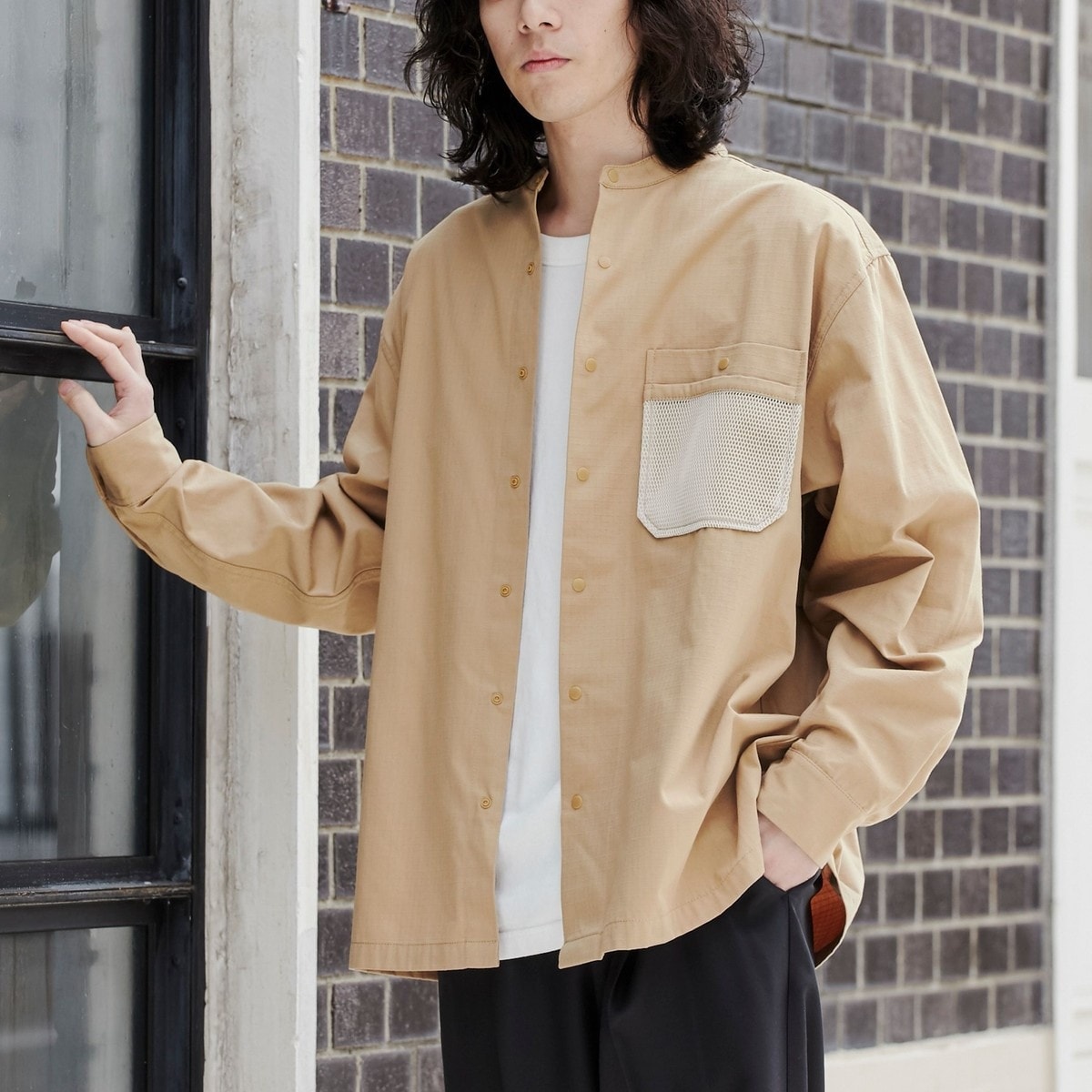 90s TOWNCRAFT フィッシングジャケット 短丈身幅広めヴィンテージ L 90s TOWNCRAFT フィッシングジャケット 短丈身幅広め