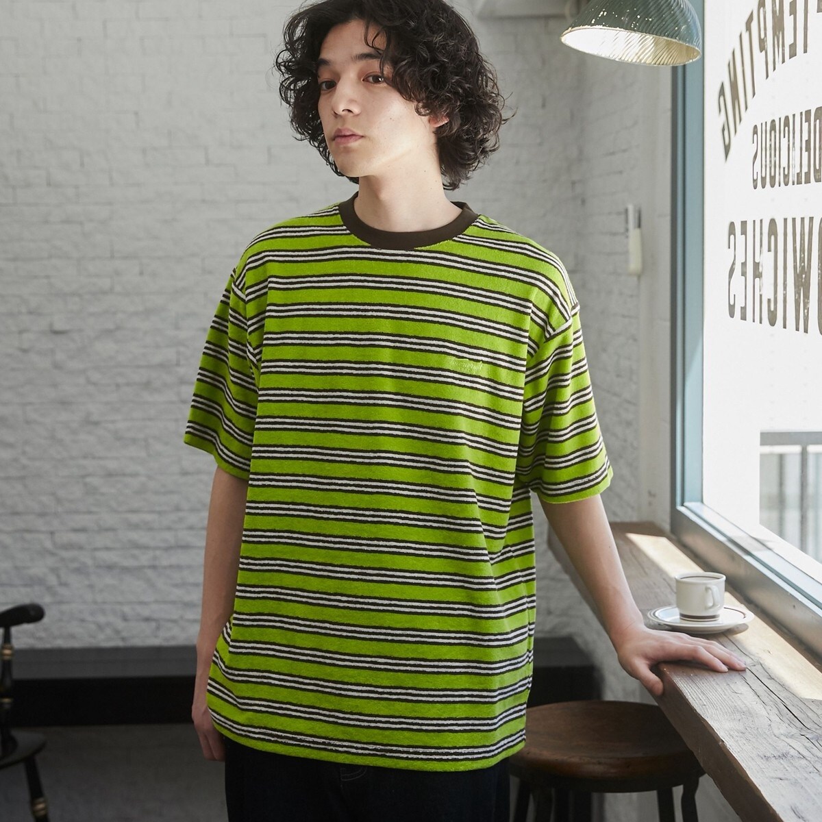 60s TOWN CRAFT タウンクラフト 半袖ニット マルチボーダー