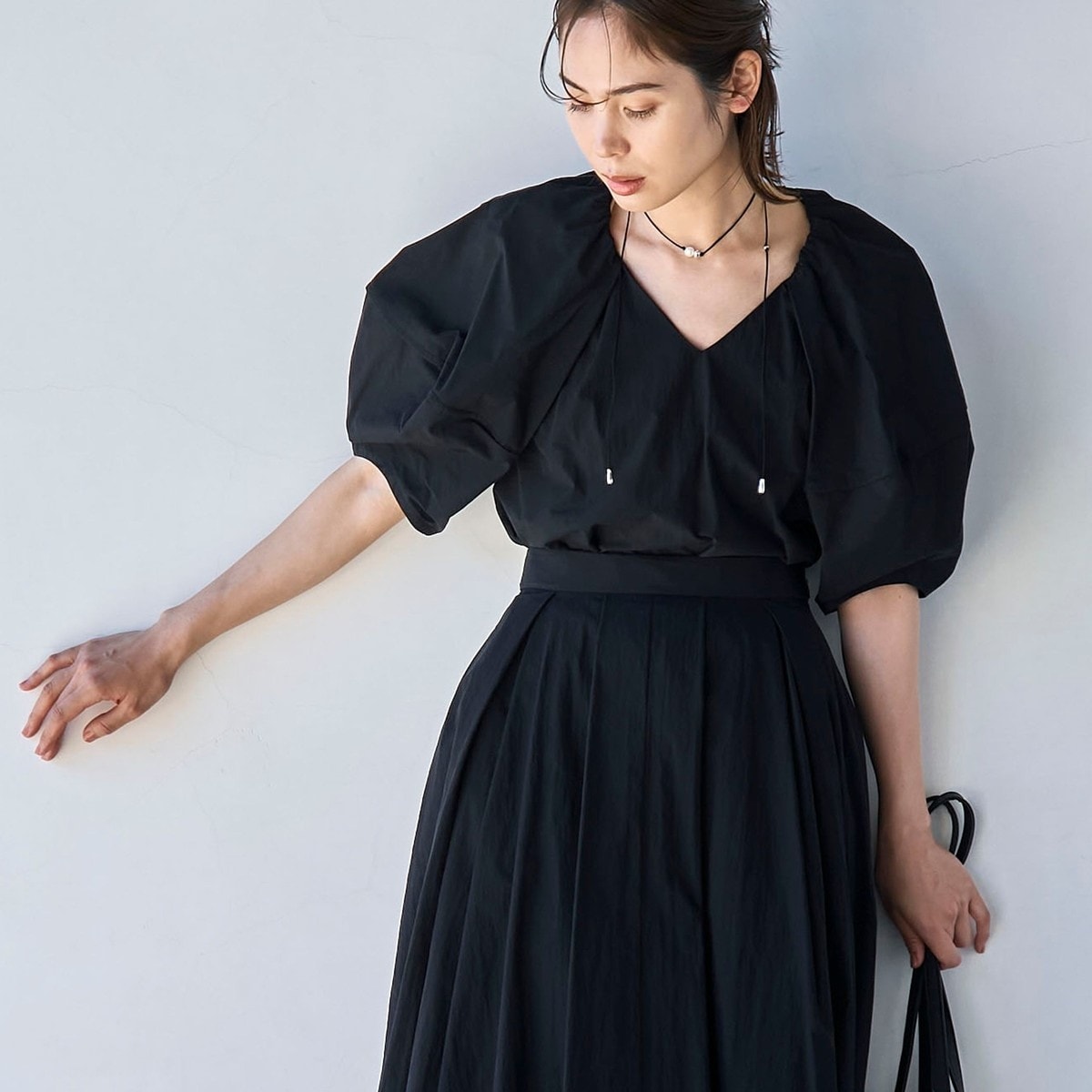 製品染めロールスリーブブラウス URBAN RESEARCH DOORS ブラウス シャツ 製品染めロールスリーブ