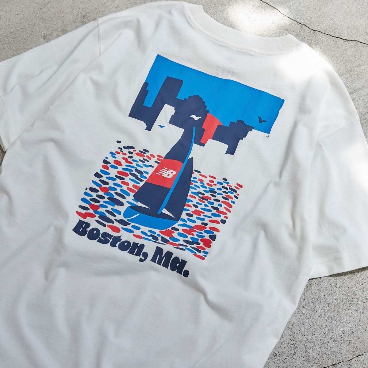 New Balance（ニューバランス）別注リラックスプリントTシャツ