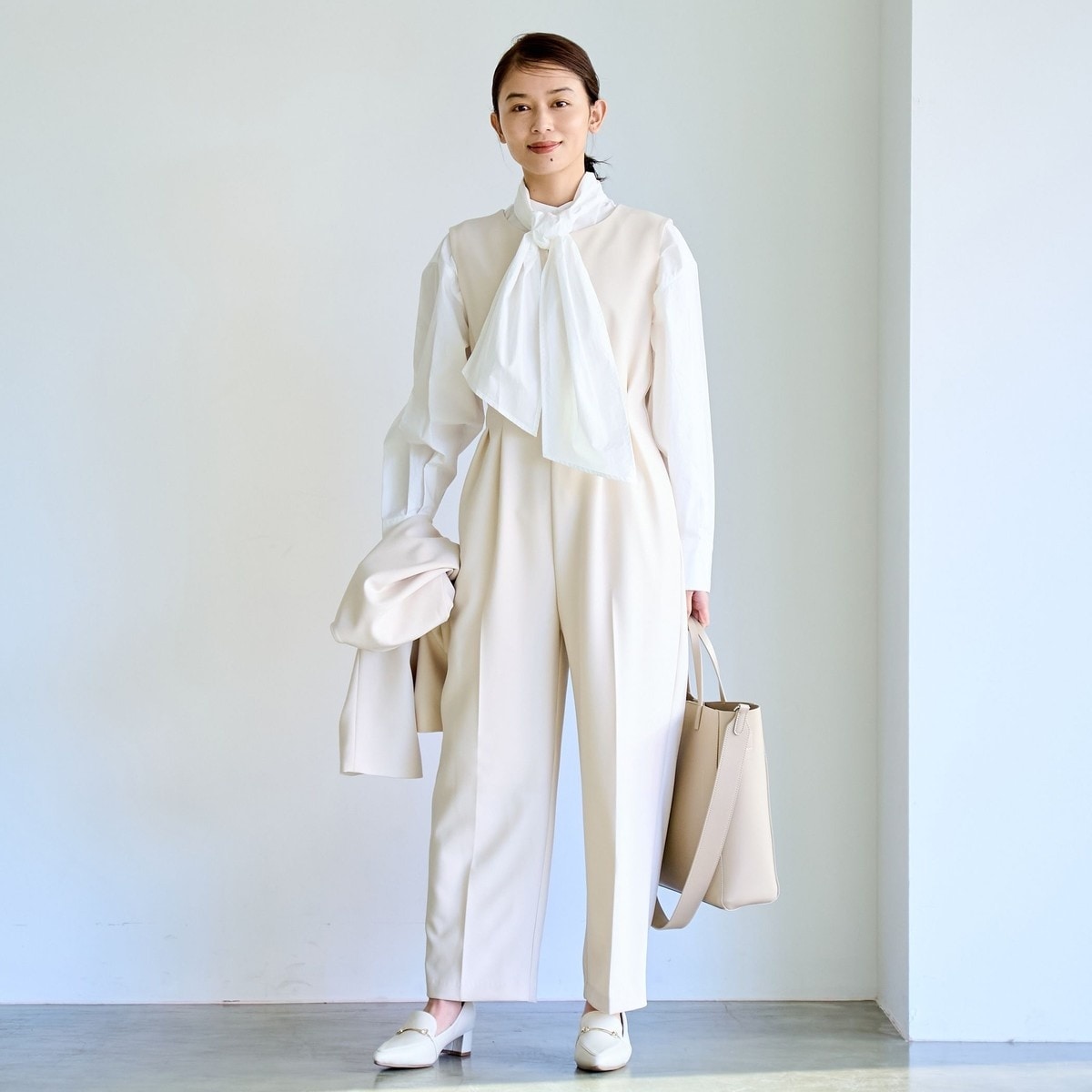 コーエン（coen）/【RONEL】ダブルクロスタックオールインワン(セットアップ対応可能) RONEL】ダブルクロスタックオールインワン(セットアップ対応可能