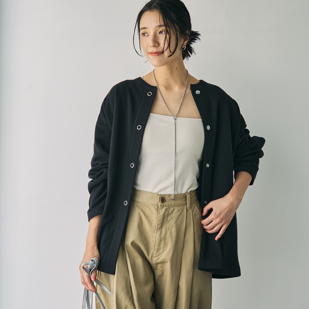 【2023AW】　ウォーム裏起毛tee ネイビー 2023AW】ウォーム裏起毛tee ネイビー