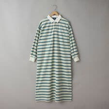 PENNEYS（ぺニーズ）別注マルチボーダーベロアラガーワンピース