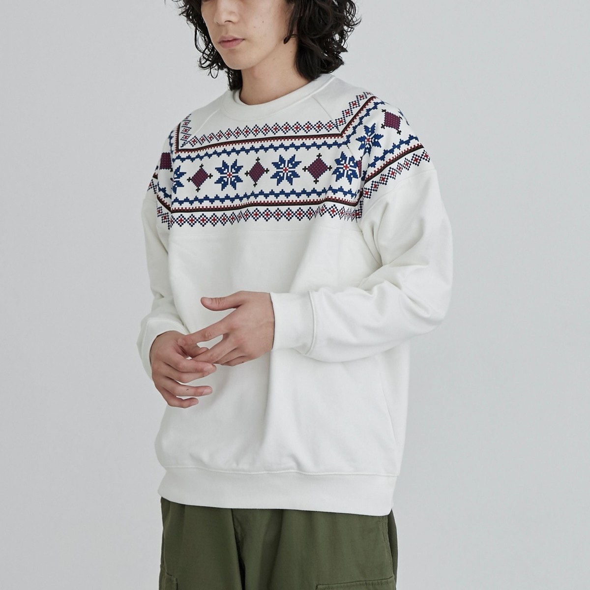 50s TOWNCRAFT/タウンクラフト ハーフジップスウェット サンフェード