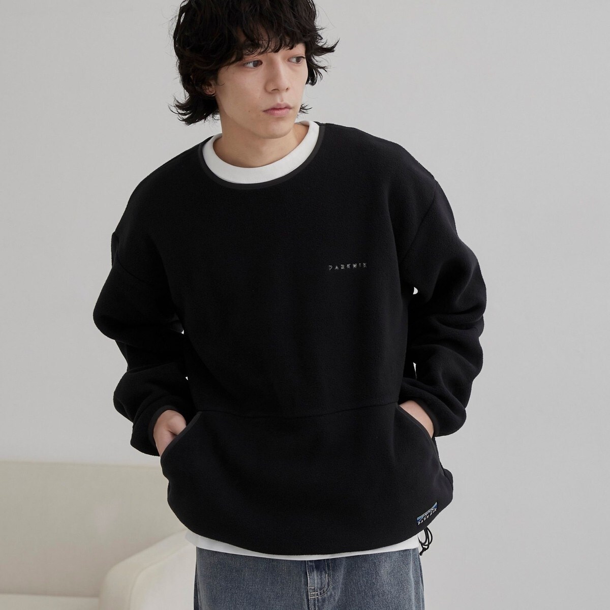 コーエン フリース PARKNIK＞パイピングフリースクルーネック 