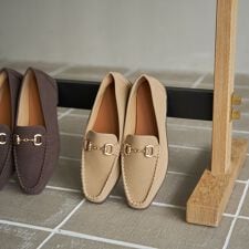 【定番・新色追加】やみつきビットローファー（WEB限定サイズ）