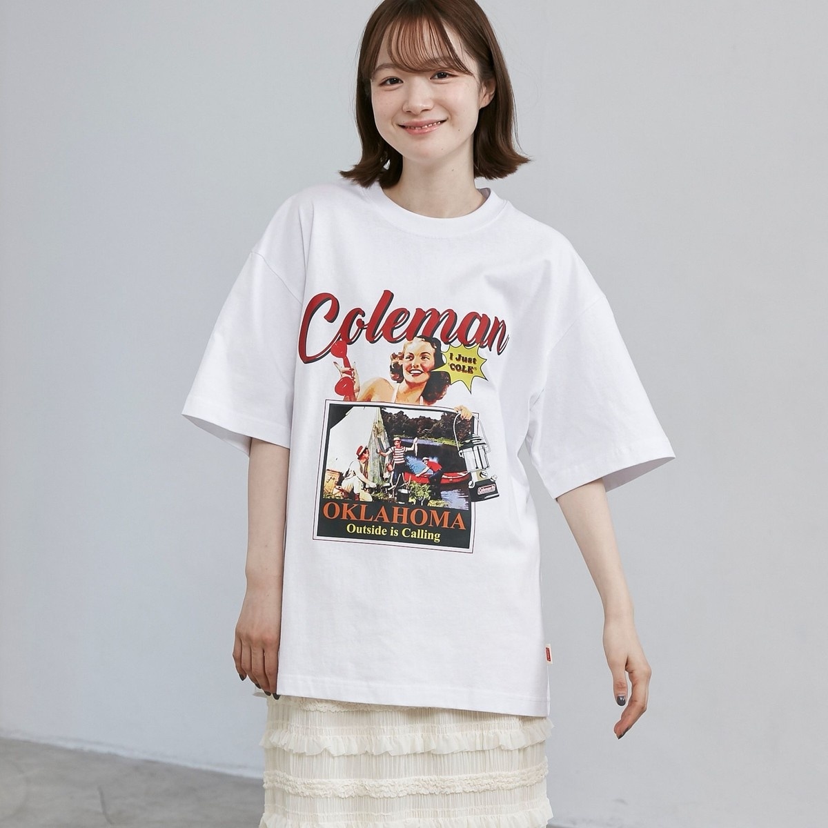 [�}���C]�yColeman�z���g���v�����gCOOL T�V���c/�R�[�G���icoen�j WHITE