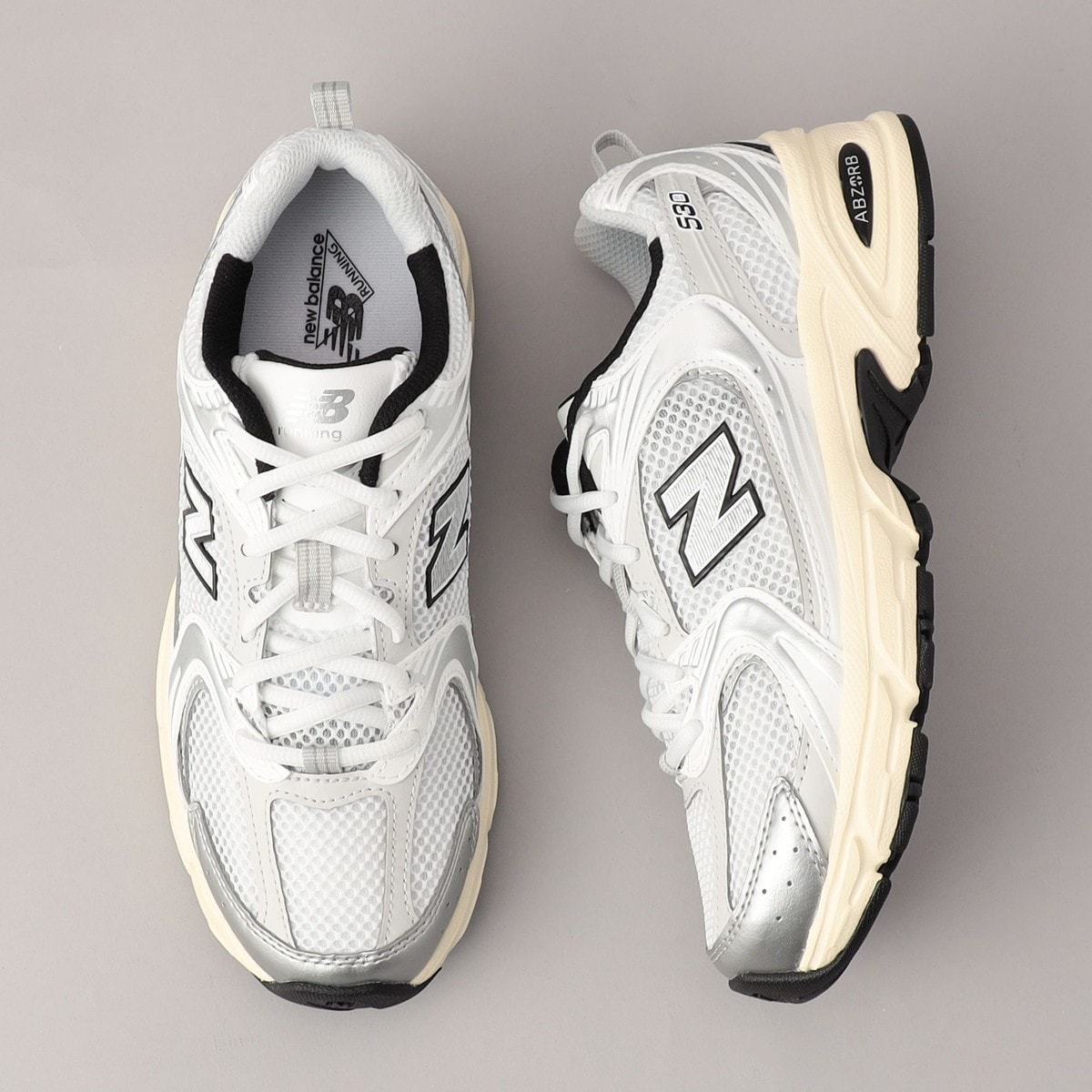 [�}���C]New Balance�i�j���[�o�����X�jMR530�iWEB����T�C�Y�j /�R�[�G���icoen�j LT.GRAY