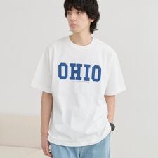 カレッジアニマルプリントTシャツ