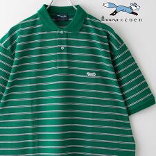 Penneys（ぺニーズ）別注ドライカノコボーダーポロシャツ　吸水速乾機能付き