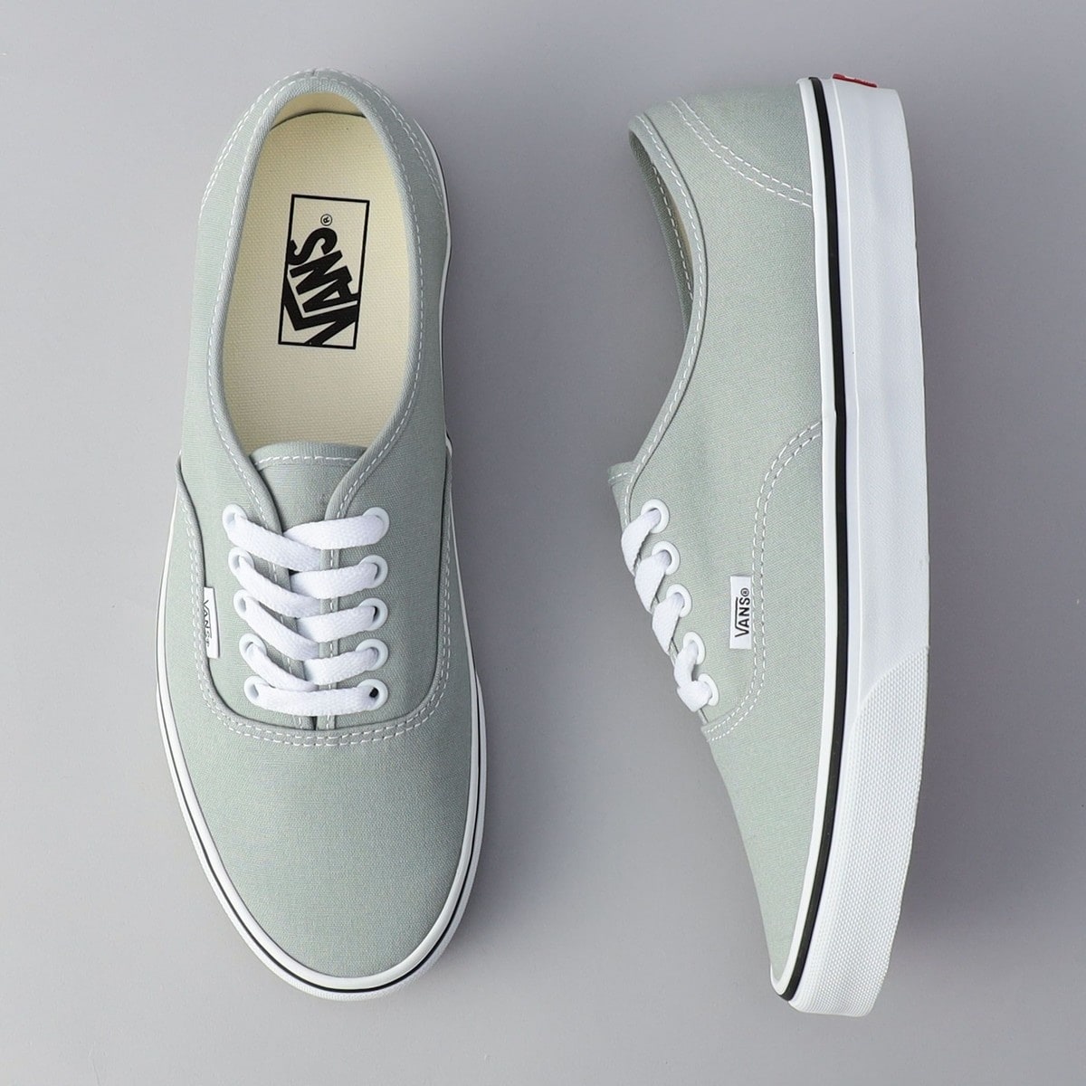 最終値下げVANS グリーン ホワイト ローファー VANS バンズ ローファー STYLE 53 LOAFERS WHITE VN000CQPYB2