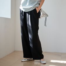 【接触冷感】ドライタッチイージーワイドパンツ