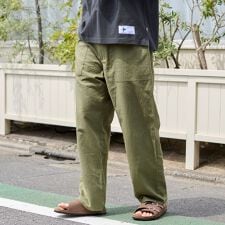 リネンコットンイージーパンツ