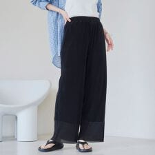 コーエン(coen)のシアープリーツイージーワイドパンツ