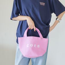 【新色登場・追加】coen（コーエン） ロゴトートバッグ（Sサイズ）