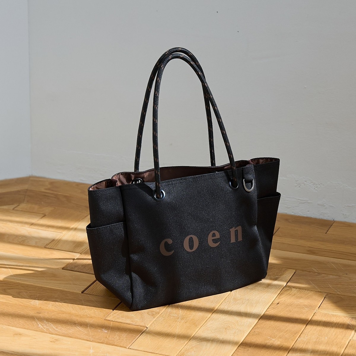 AQUASCUTUM トートバッグ 黒　保冷バック Aquascutum 【WEB限定販売】アクアスキュータム 保冷・保温