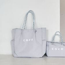≪追加≫ coen（コーエン） ロゴ キャンバストートバッグ（Lサイズ）