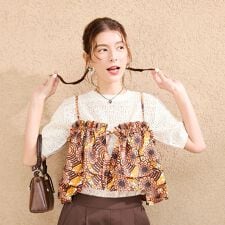 【スザンヌさんコラボ】Suuバティック柄マルチビスチェ