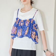 【スザンヌさんコラボ】Suuバティック柄マルチビスチェ