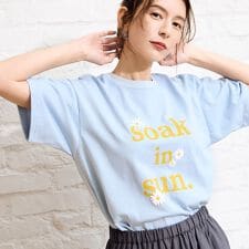 【スザンヌさんコラボ】Suuフラワーロゴ プリントT