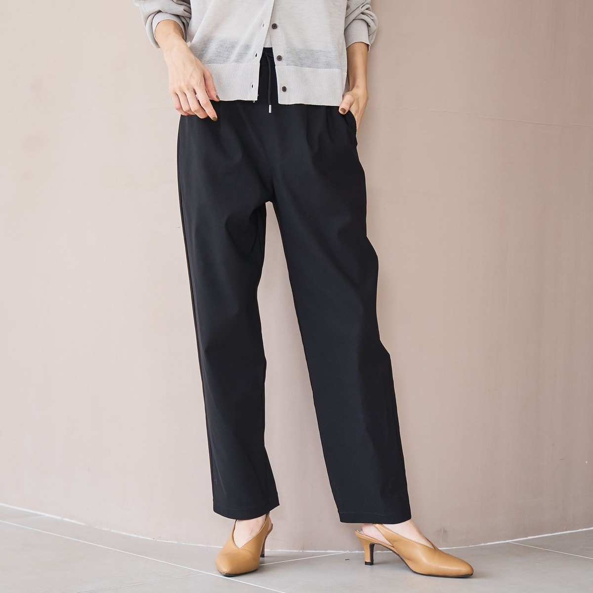 セットアップ対応】アチェローザダブルクロス パンツ | コムサ(COMME