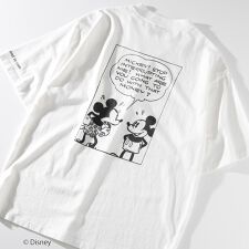 coen限定/Disney（ディズニー）ヴィンテージライクTシャツ