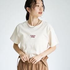 【新色登場】coen（コーエン）ロゴ刺繍コンパクトTシャツ