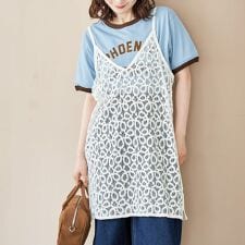 レースキャミソールワンピース