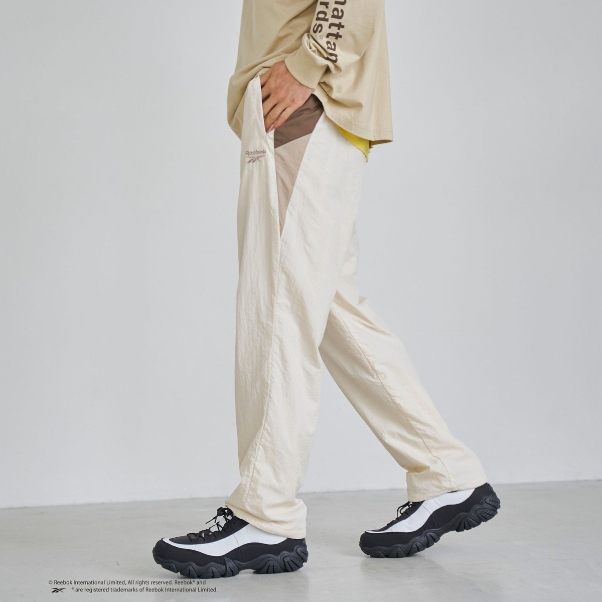 Reebok（リーボック）別注ナイロントラックパンツ